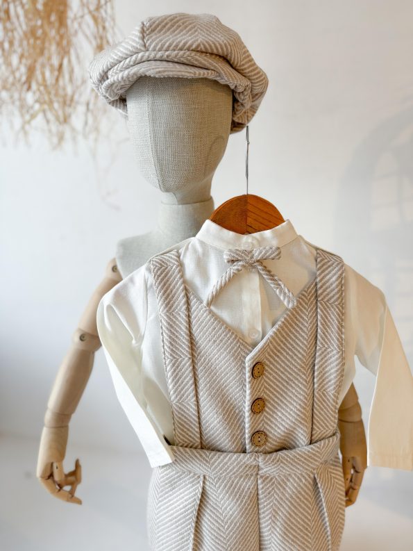 THEO Beige Overall - Shirt