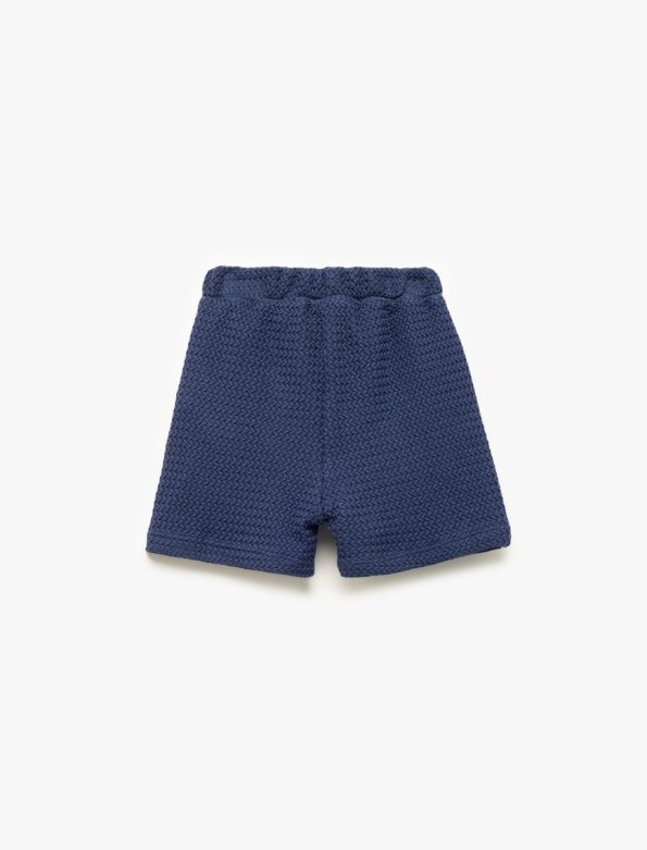 Boys' Cotton Pocketed Elastic Waist Basic Shorts