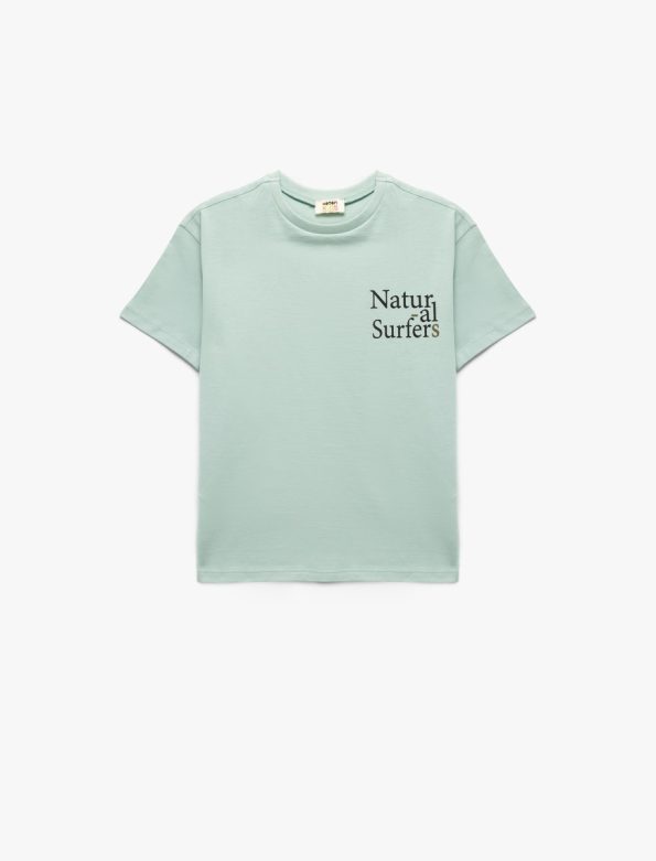 Boys' Cotton Short Sleeve Printed T-Shirt
