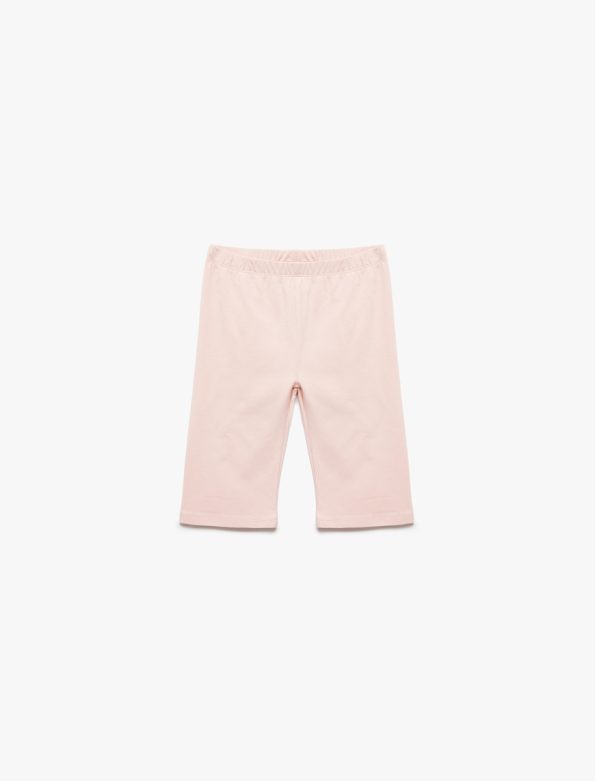 Girls' Cotton Elastic Waistband 3-Pack Basic Shorts Set