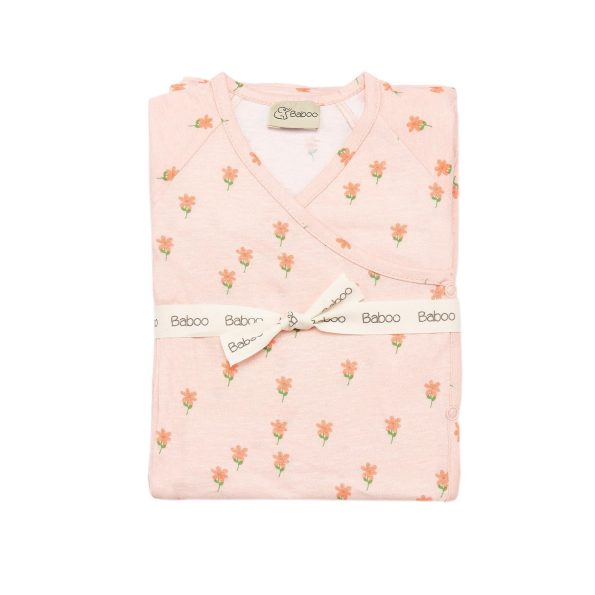 Newborn Organic Cotton Hospital Outfit Set 5 Pieces Pink