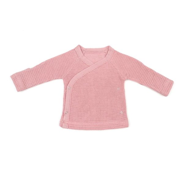 Newborn Waffle Organic Cotton 4-Piece Hospital Set Pink