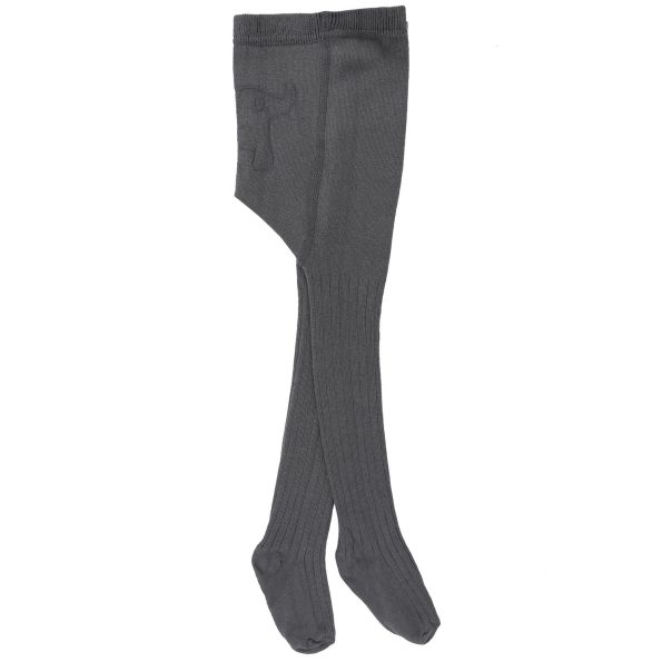 Organic Cotton Tights for Babies and Kids in Gray