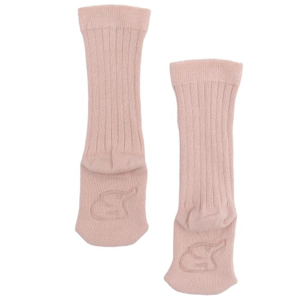 Knee-High Short Organic Cotton Baby and Kids Socks Pink