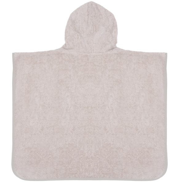 Organic Cotton Baby and Kids Hooded Towel Beige