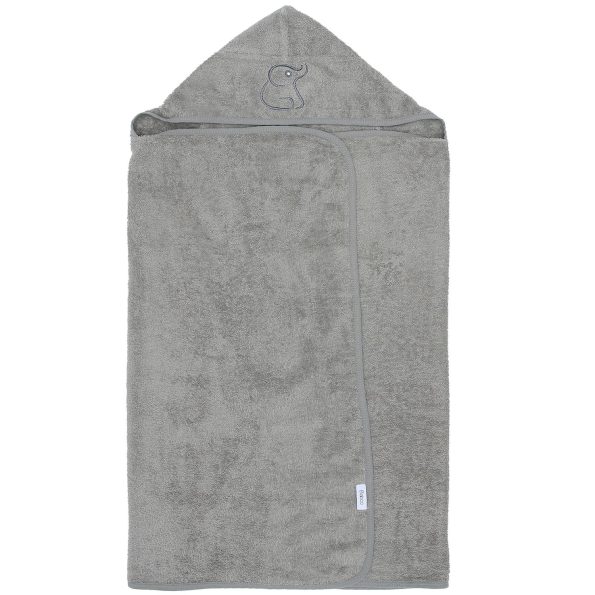 Organic Cotton Baby Swaddle Towel Gray