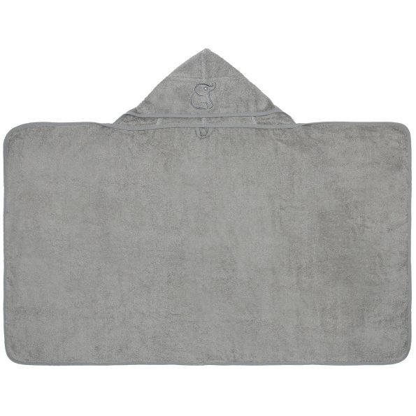 Organic Cotton Baby Swaddle Towel Gray