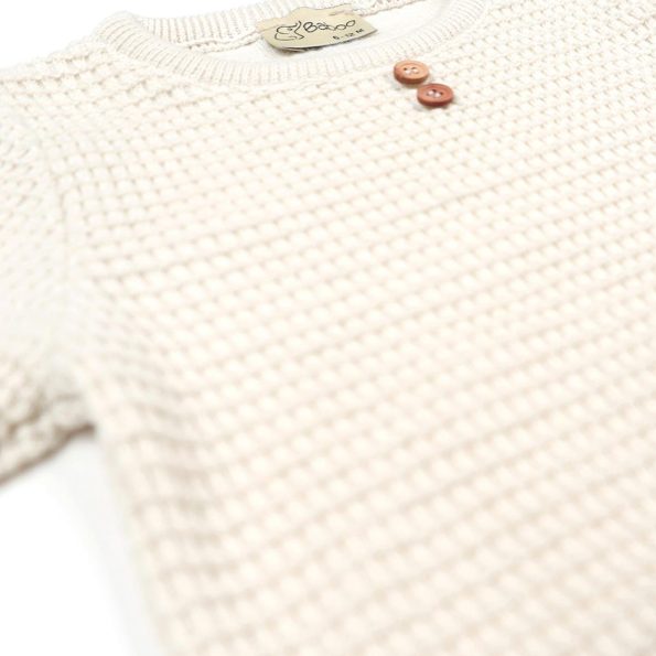 Waffle Organic Cotton Kids Set Cream