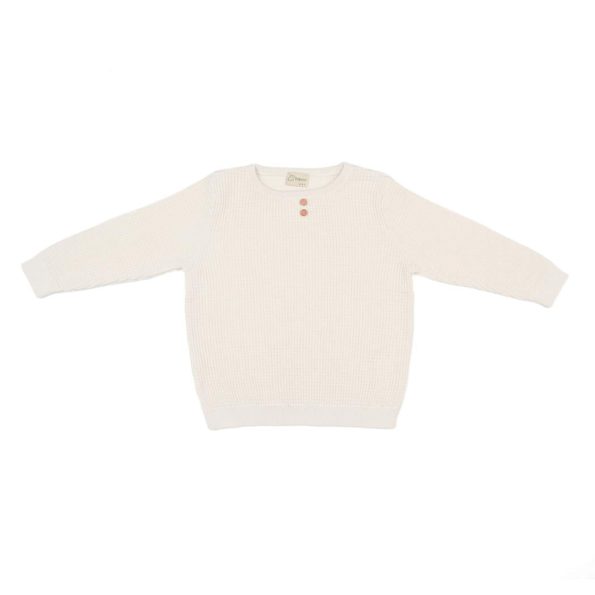 Waffle Organic Cotton Kids Set Cream