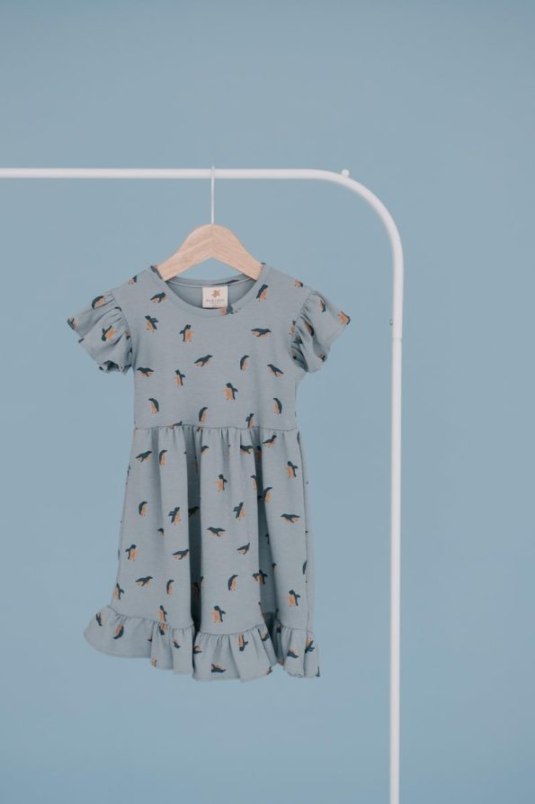 Babybek Girls' Ruffled Pajama Dress