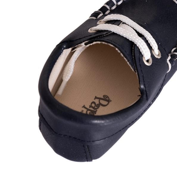 Boys' Pre-Walking Suede Lace Shoes in Navy