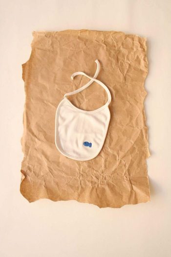 Fish Embroidered Baby Bib 0-3 Months
