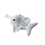 Whale Foam Bath Bed Grey