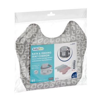 Gray Bath and Feeding Seat Cushion