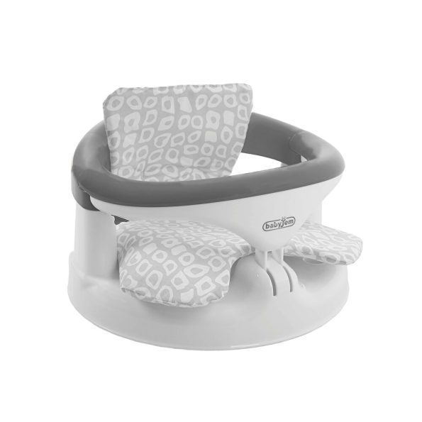 Gray Bath and Feeding Seat Cushion