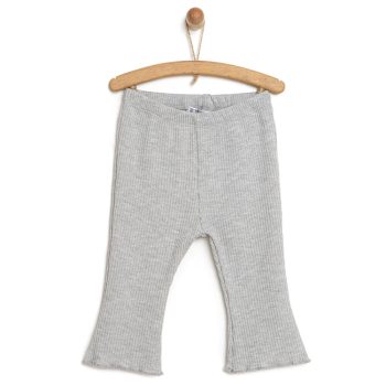 Toddler Girl Basic Gray Melange Flared Leggings