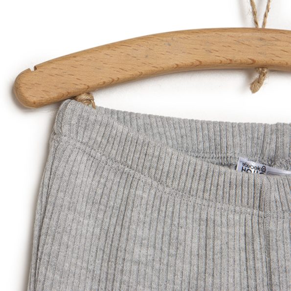 Toddler Girl Basic Gray Melange Flared Leggings