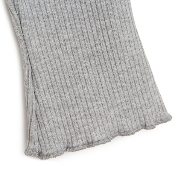 Toddler Girl Basic Gray Melange Flared Leggings