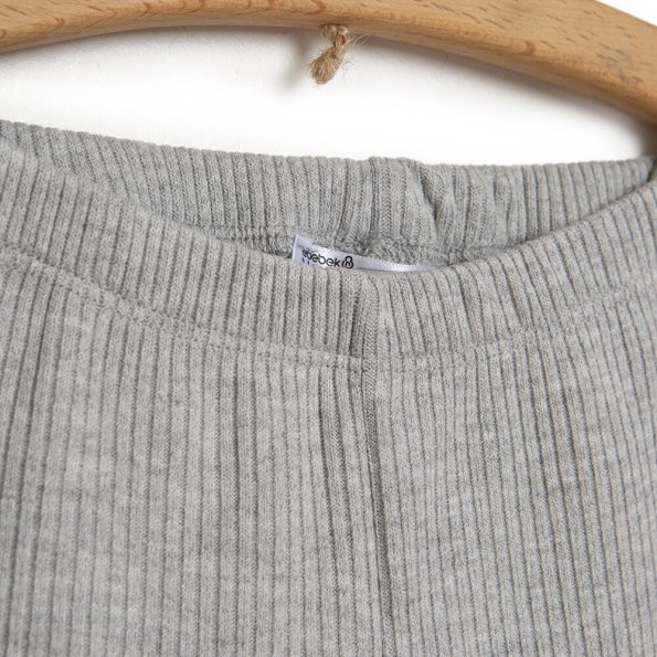Toddler Girl Basic Gray Melange Flared Leggings