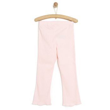 Girls' Basic Bell-Bottom Leggings Light Pink