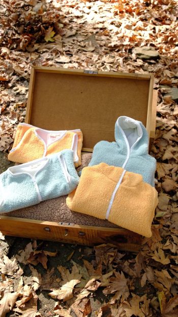 LUCKKA Heritage Puffy Lined Plush Baby and Kids Jacket