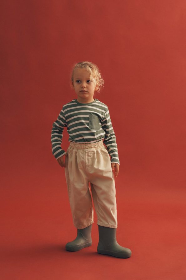 Striped Pocket Long Sleeve T-Shirt