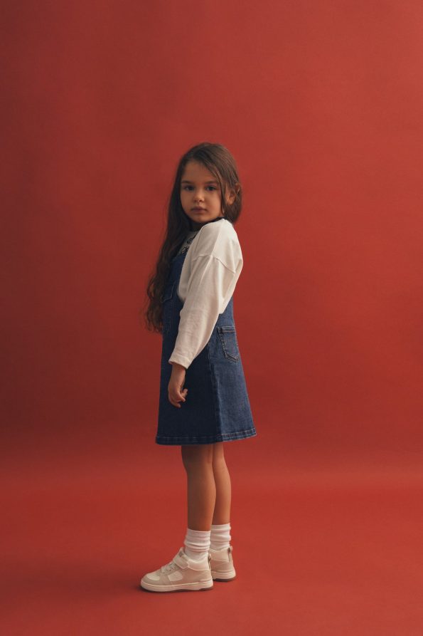 Denim Overall Dress