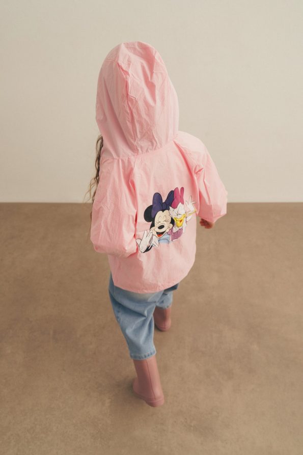 Printed Hooded Rain Jacket