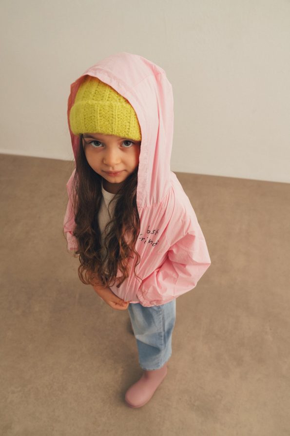 Printed Hooded Rain Jacket