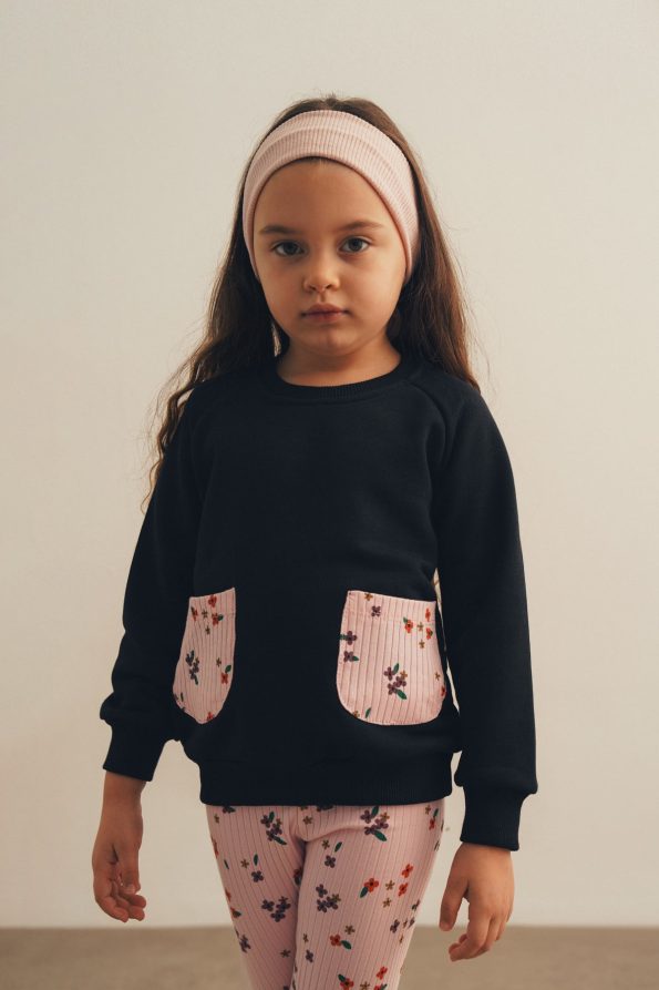 Floral Leggings & Sweatshirt