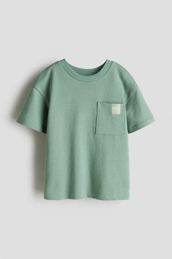 Cotton Jacquard Jersey T-Shirt