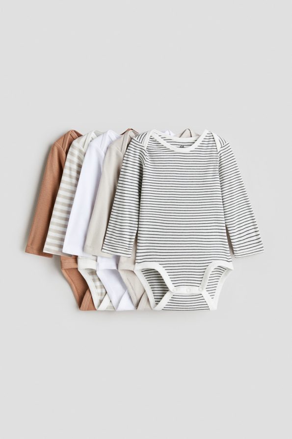 5-Pack Long Sleeve Bodysuits