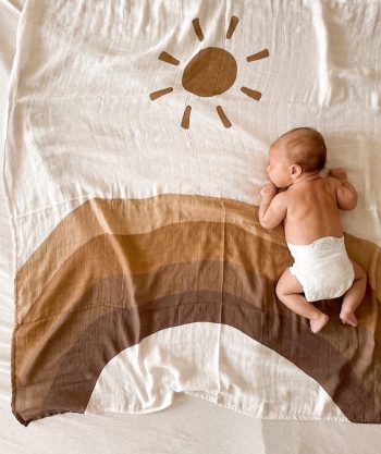 Bohemian Sun Muslin Blanket