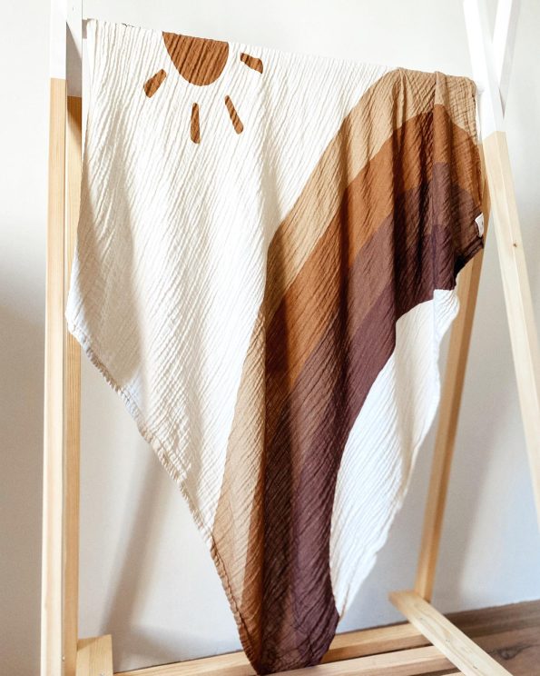 Bohemian Sun Muslin Blanket