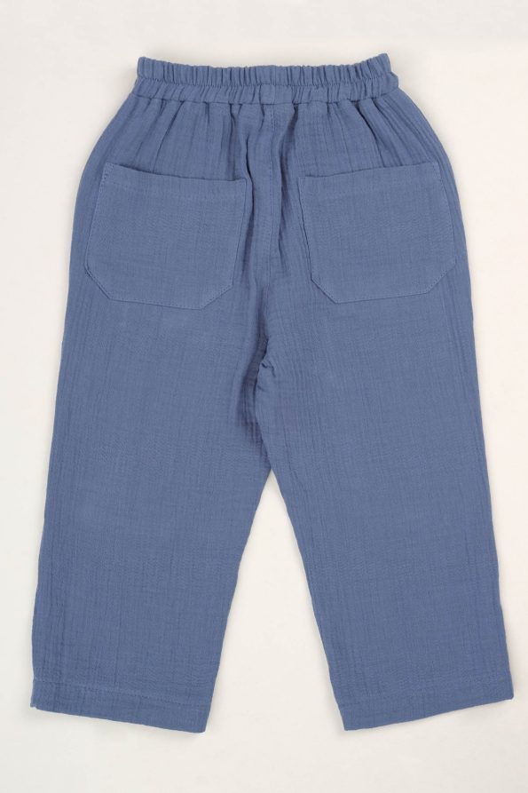 Cuffed Pants Sky Blue