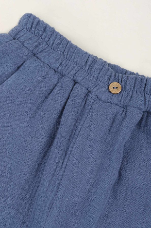 Cuffed Pants Sky Blue