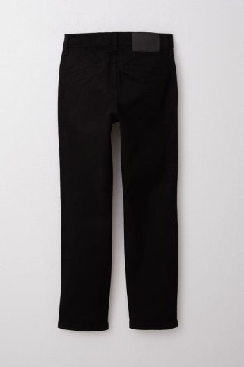Boys' Basic Gabardine Pants in Black (8-9 Years)