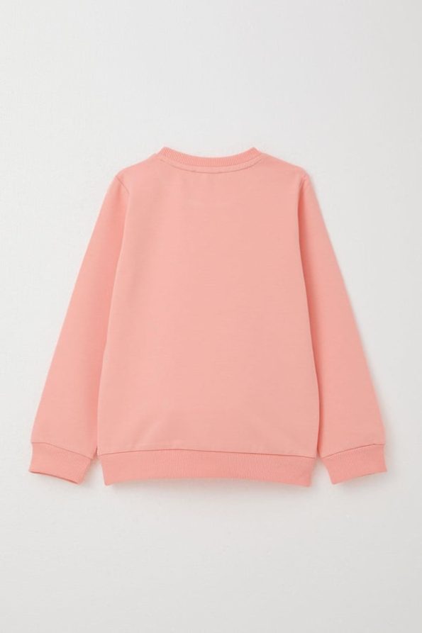 Girls' Baby Tracksuit with Fun Bear Print in Salmon (1.5-2 Years)