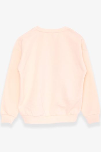 Girls' Printed Sweatshirt in Cream (11-12 Years)