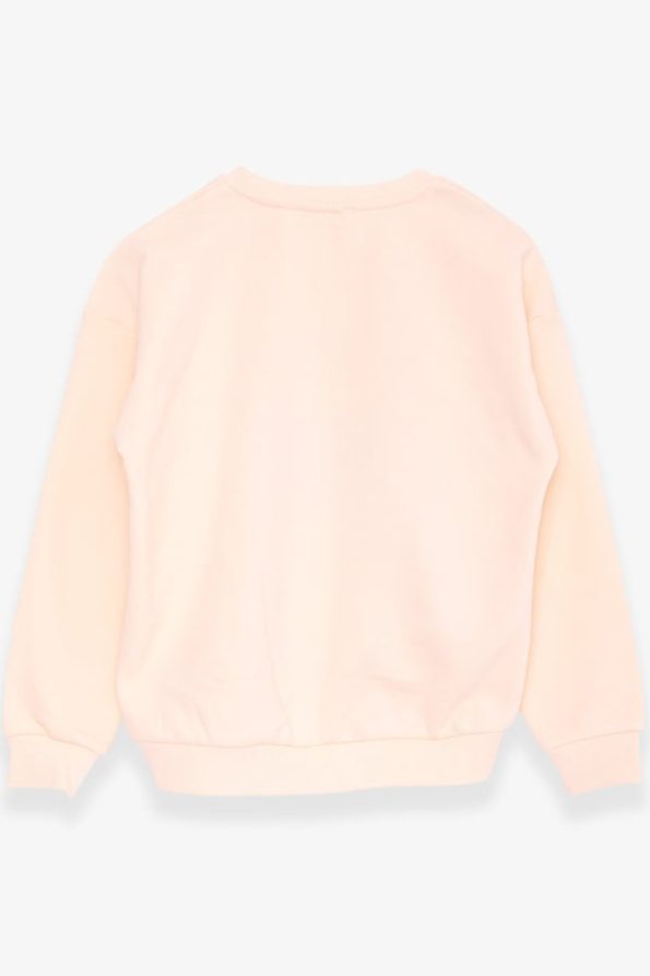 Girls' Printed Sweatshirt in Cream (11-12 Years)