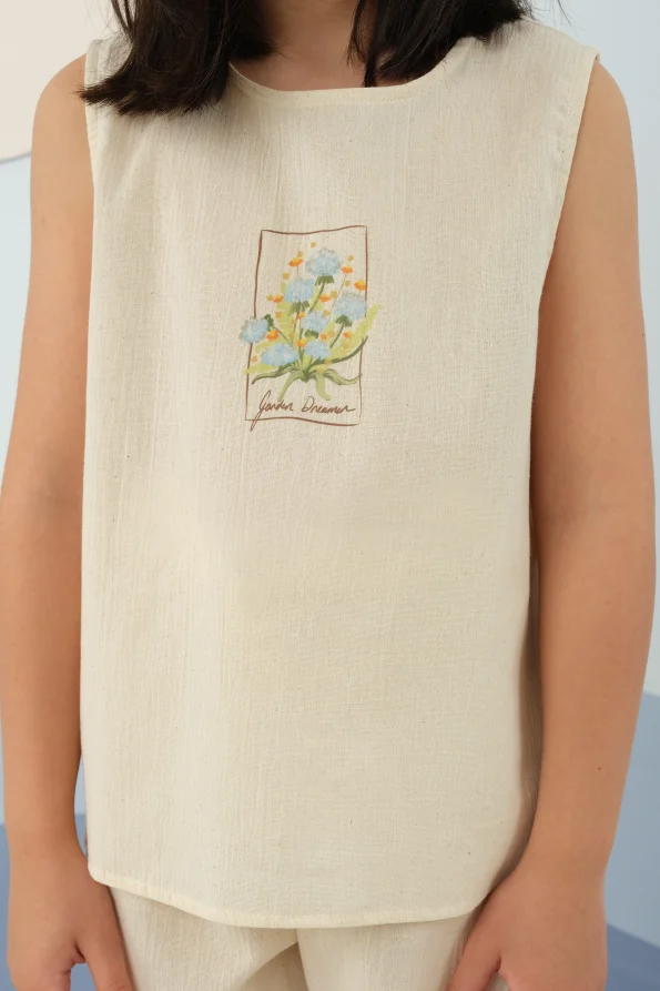 Sleeveless Garden Dream Blouse