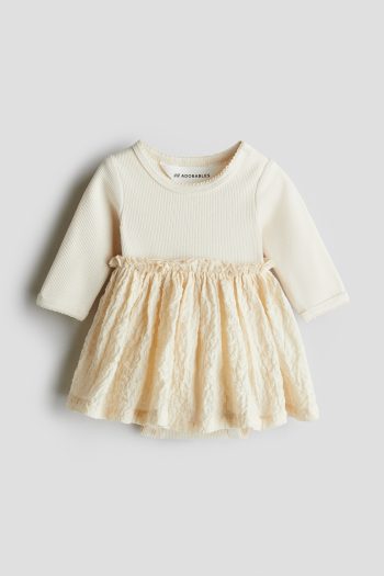 Ruffled Skirt and Bodysuit Dress