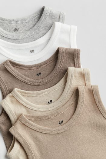 5-Pack Cotton Bodysuits