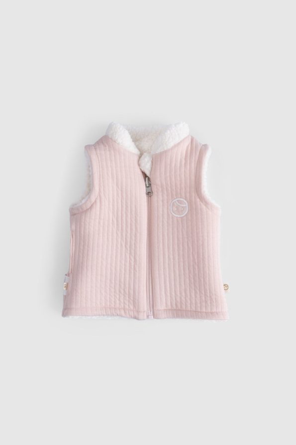 Reversible Quilted Wellsoft Pink Vest