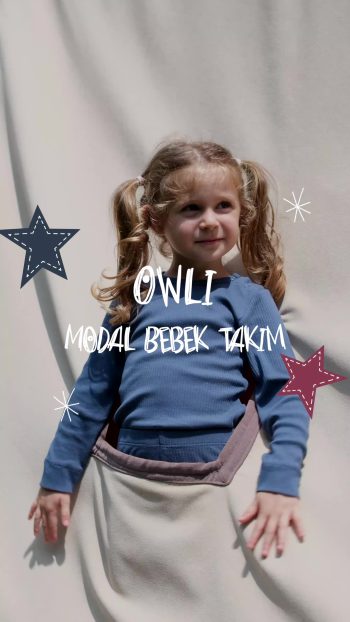 Owli Cozyblend Modal Baby Set Blue
