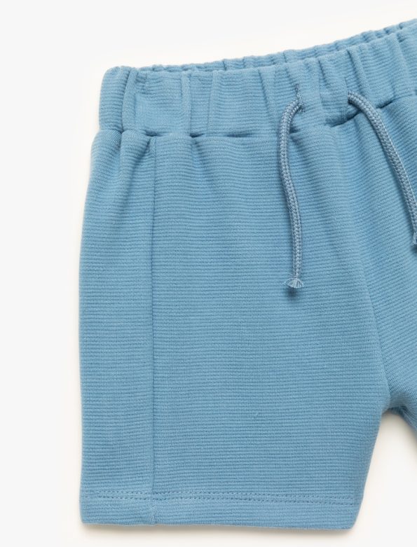 Boys' Cotton Elastic Waist Basic Shorts