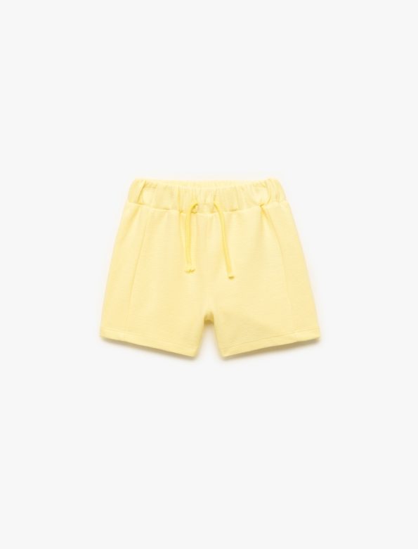 Boys' Cotton Elastic Waist Basic Shorts