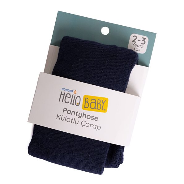 Navy Blue Tights for Baby Boys