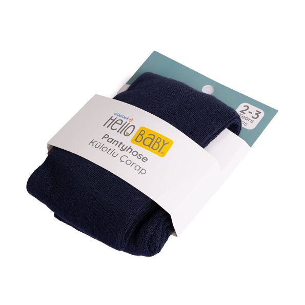 Navy Blue Tights for Baby Boys
