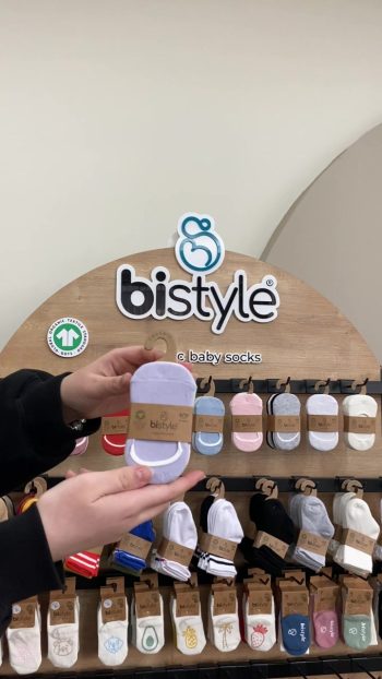 Bistyle Bistil Silicone-Enhanced Organic Basic Baby Socks